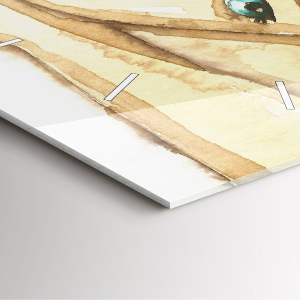 Reloj de pared cuadrado Retrato de mujer