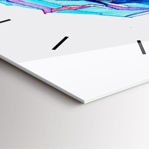 Reloj cuadrado Esquiador