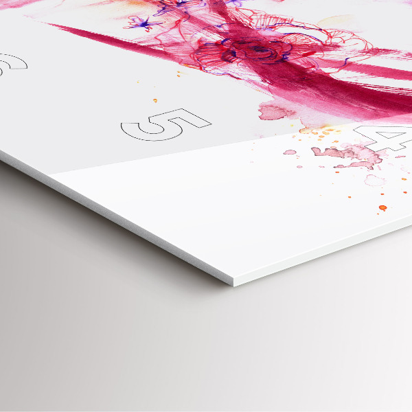 Reloj de pared cuadrado Pareja romántica