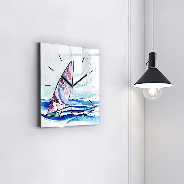 Reloj cuadrado Tabla de surf