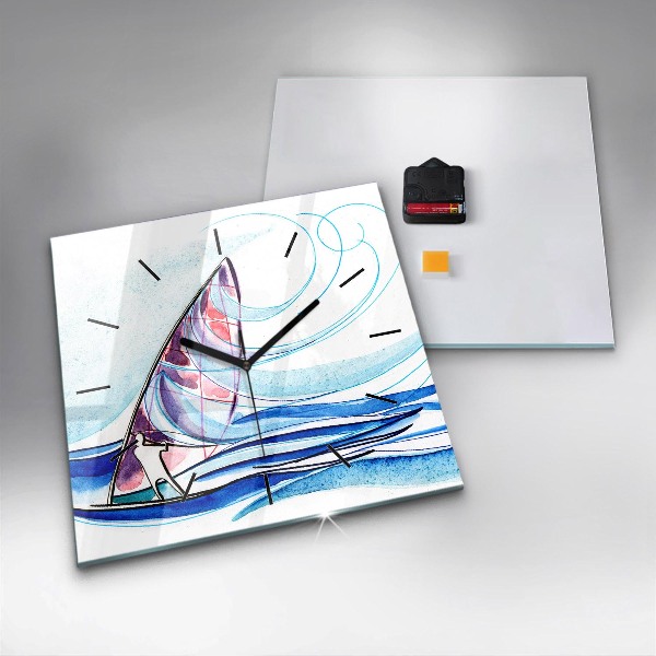 Reloj cuadrado Tabla de surf