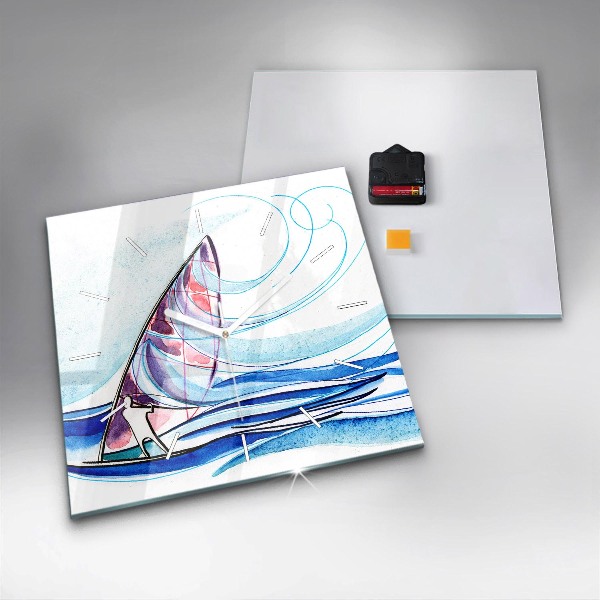 Reloj cuadrado Tabla de surf