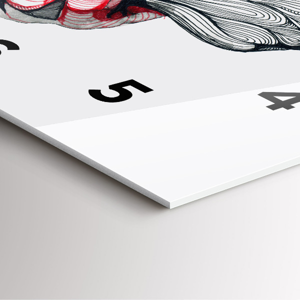 Reloj cuadrado Cogidos de la mano