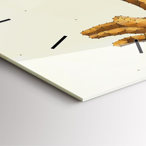 Reloj de pared cuadrado Creación de Adán