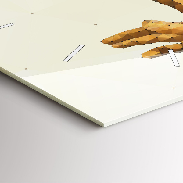 Reloj de pared cuadrado Creación de Adán