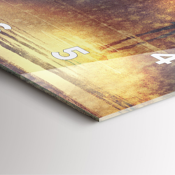 Reloj de pared cuadrado Mujer con paraguas