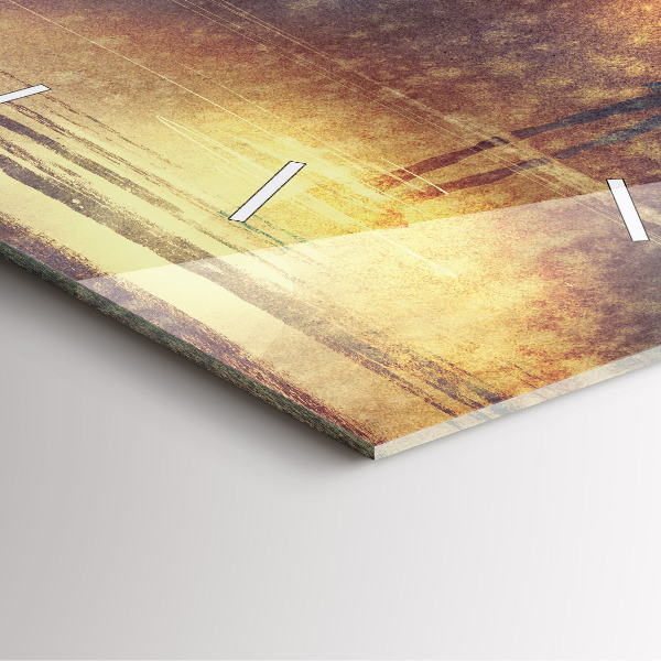 Reloj de pared cuadrado Mujer con paraguas