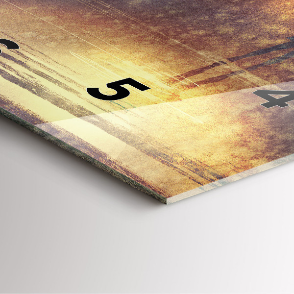 Reloj de pared cuadrado Mujer con paraguas