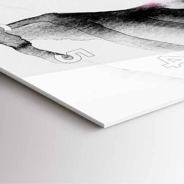 Reloj cuadrado Retrato de mujer