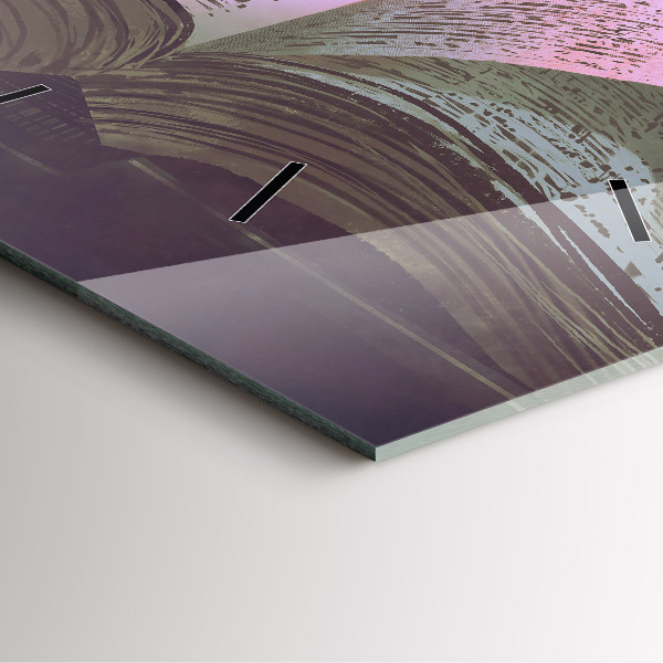 Reloj cuadrado Libro abstracto