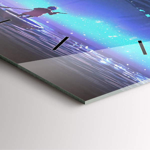 Reloj cuadrado Velero de fantasía