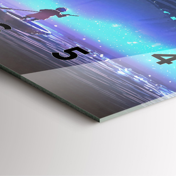 Reloj cuadrado Velero de fantasía