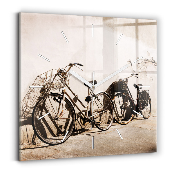 Reloj de pared cuadrado Bicicleta italiana