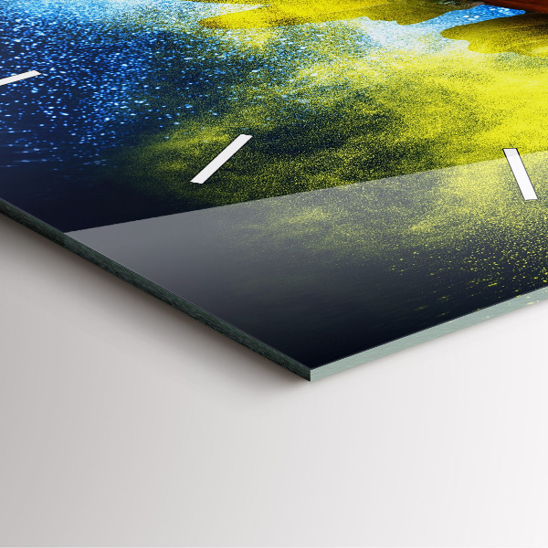 Reloj cuadrado Loro de colores