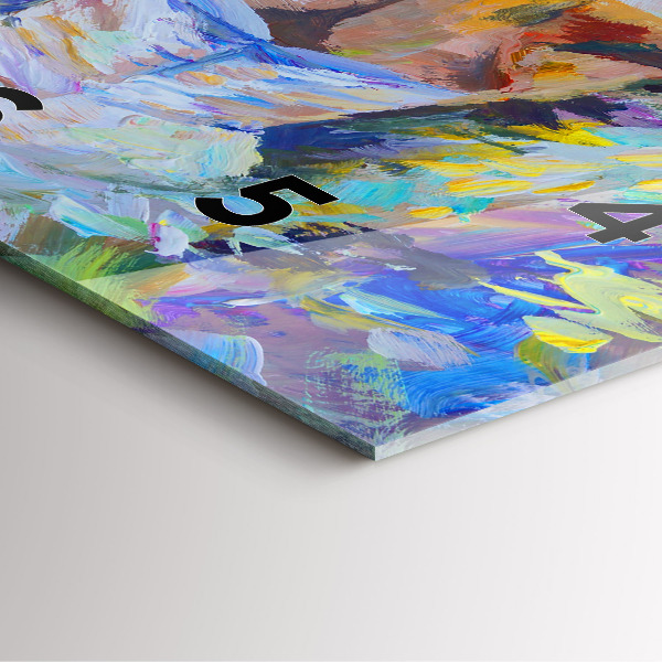 Reloj de pared cuadrado Bailarina pintada