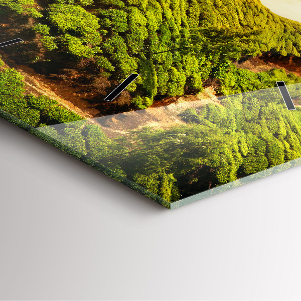 Reloj cuadrado Colina del té