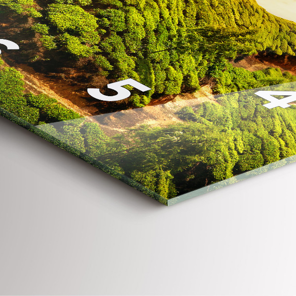 Reloj cuadrado Colina del té