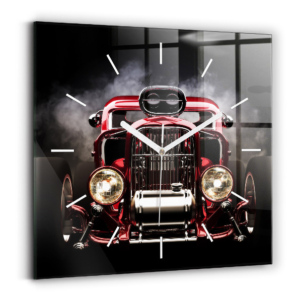 Reloj cuadrado Coche antiguo de época
