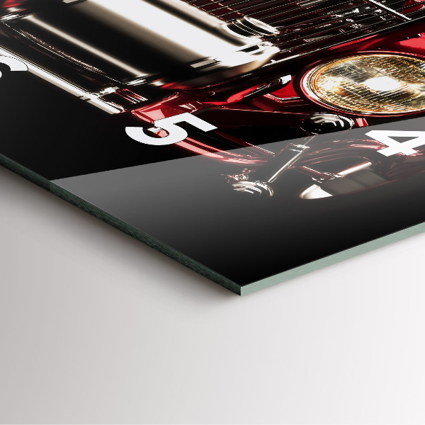 Reloj cuadrado Coche antiguo de época