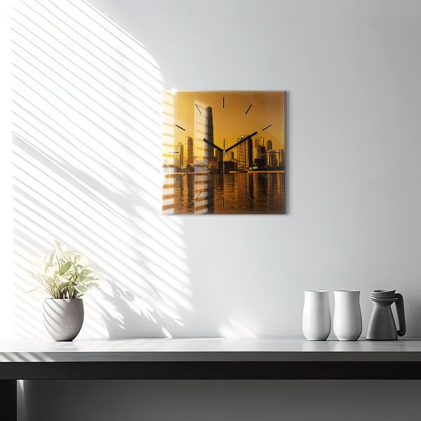 Reloj de pared cuadrado Río Zhujiang