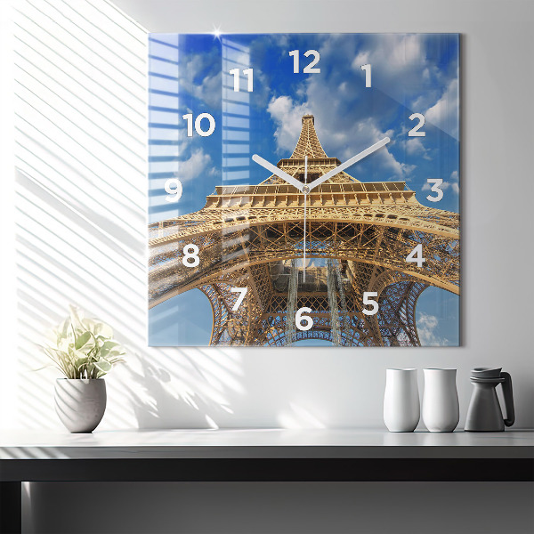 Reloj cuadrado Francia Torre Eiffel