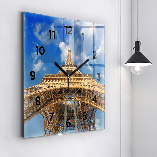 Reloj cuadrado Francia Torre Eiffel
