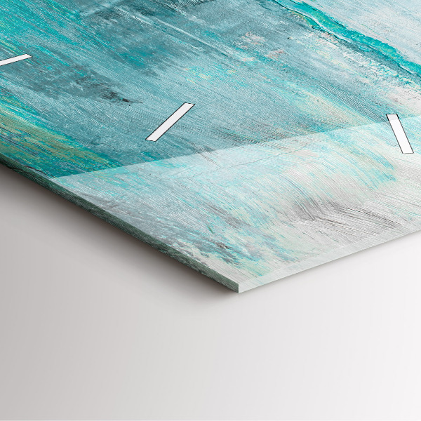 Reloj de pared cuadrado Óleo textura abstracta