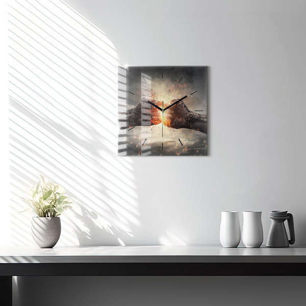 Reloj cuadrado Puños Poder