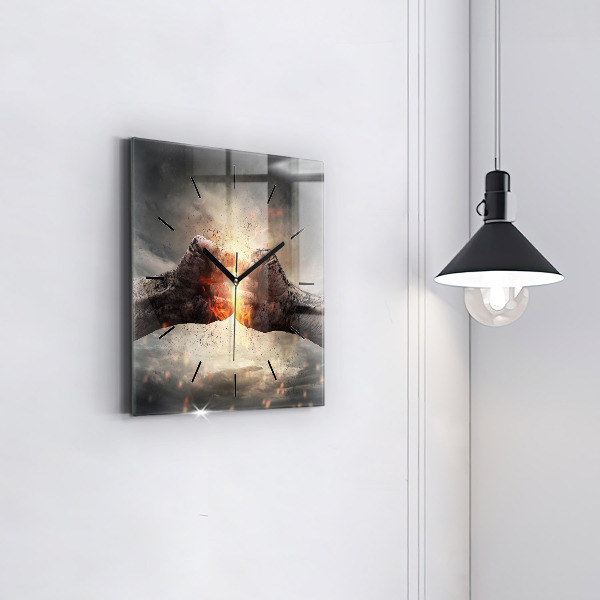 Reloj cuadrado Puños Poder