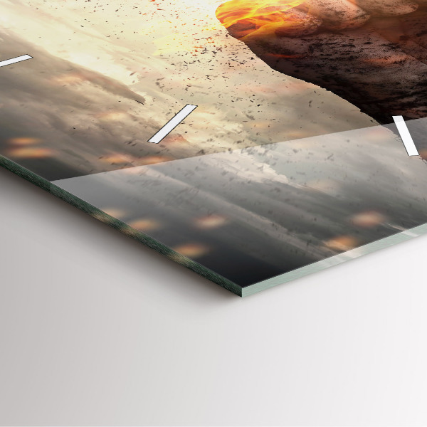 Reloj cuadrado Puños Poder