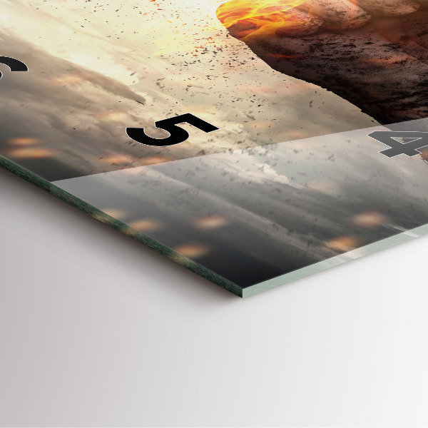 Reloj cuadrado Puños Poder