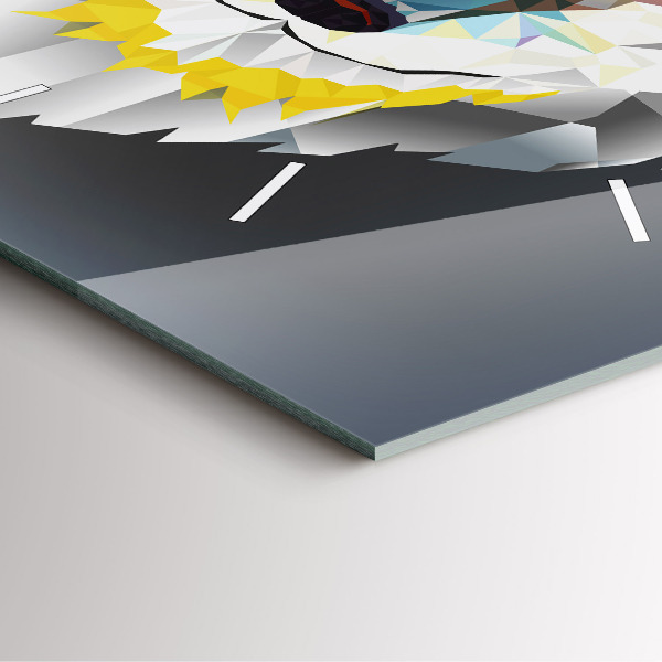 Reloj cuadrado Cabeza de lobo