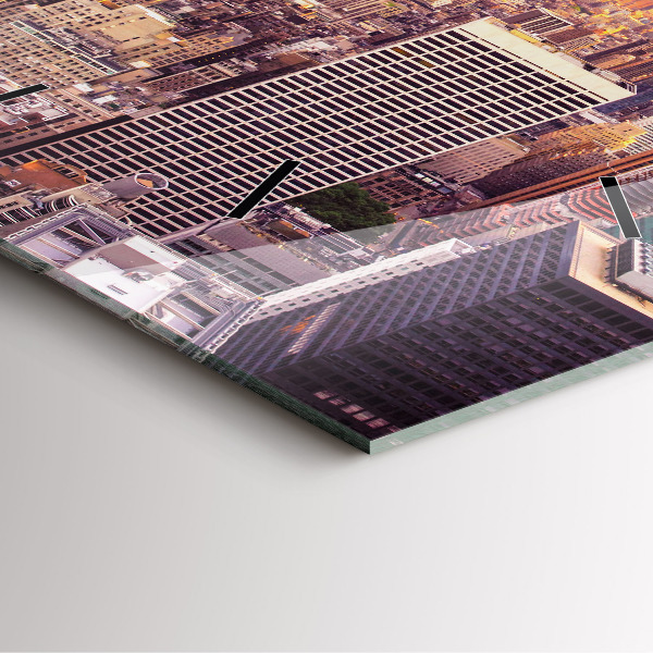 Reloj cuadrado Atardecer Nueva York