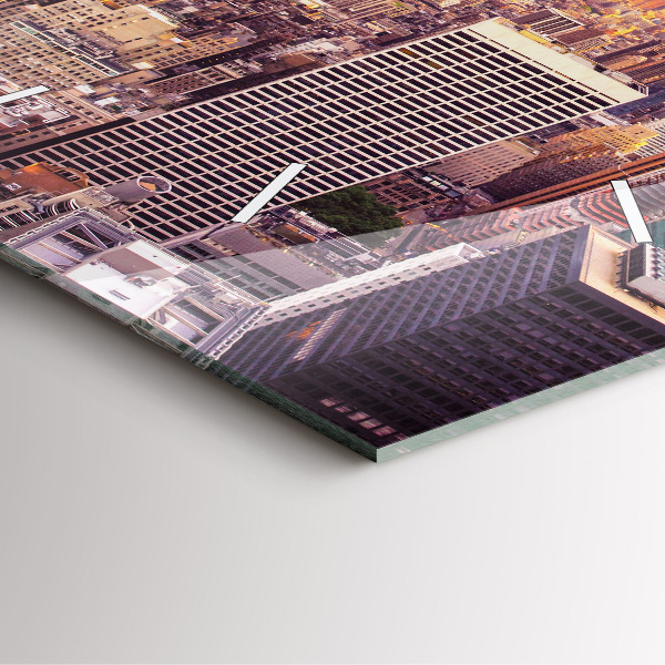 Reloj cuadrado Atardecer Nueva York