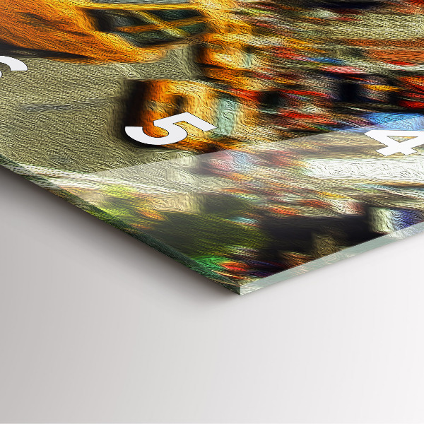 Reloj de pared cuadrado Taxis de Nueva York