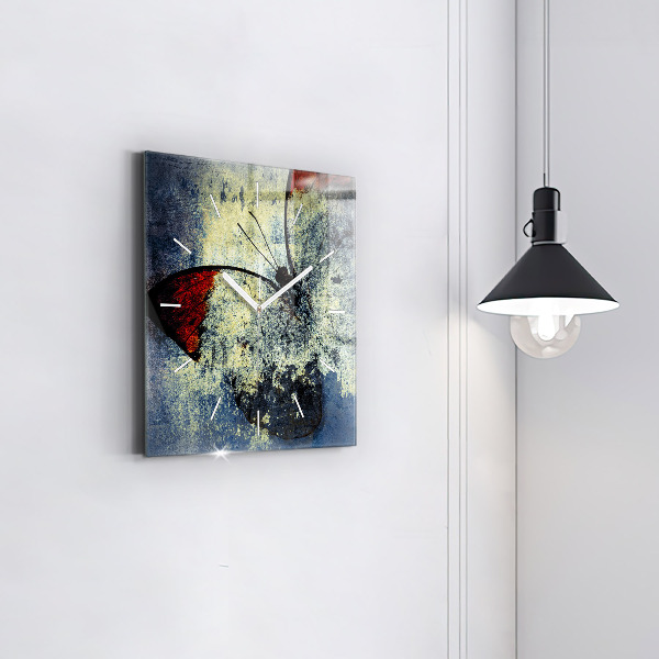 Reloj cuadrado Mariposa estilo vintage