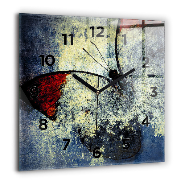 Reloj cuadrado Mariposa estilo vintage