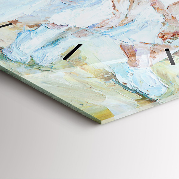 Reloj de pared cuadrado Jóvenes bailarinas