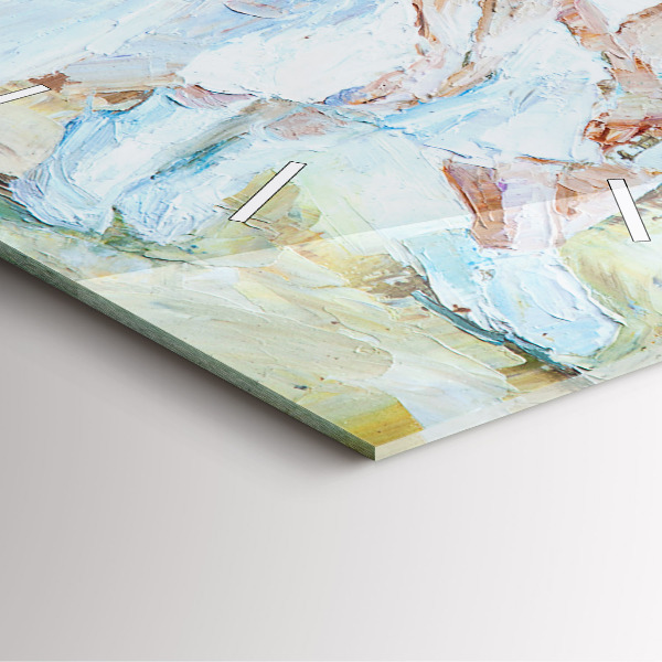 Reloj de pared cuadrado Jóvenes bailarinas