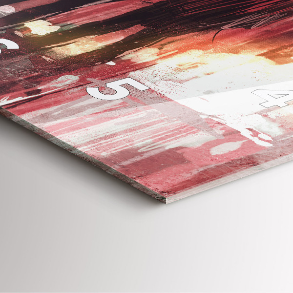 Reloj de pared cuadrado Pareja de jóvenes enamorados