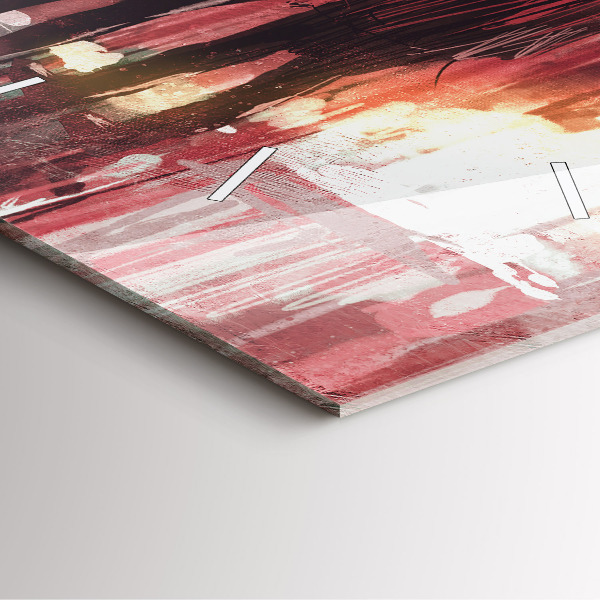 Reloj de pared cuadrado Pareja de jóvenes enamorados