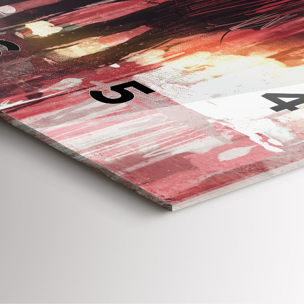 Reloj de pared cuadrado Pareja de jóvenes enamorados