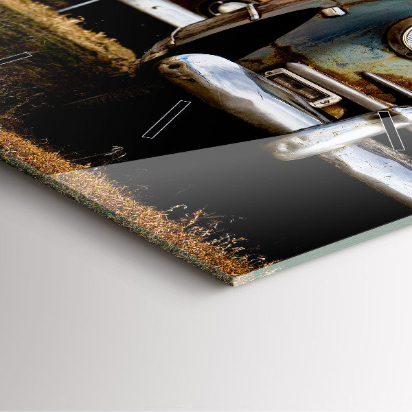 Reloj de pared cuadrado Coches antiguos