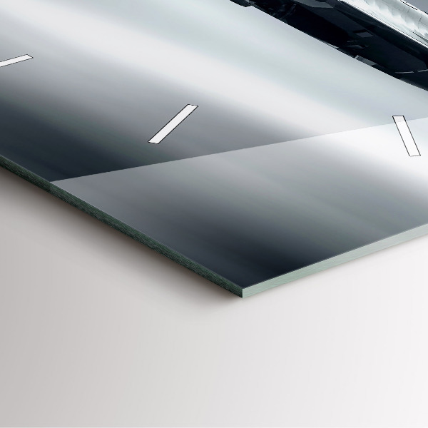 Reloj cuadrado Avión militar en vuelo