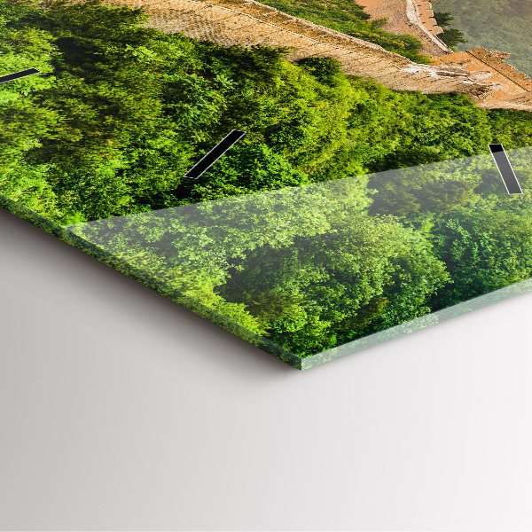 Reloj de pared cuadrado Gran Muralla China