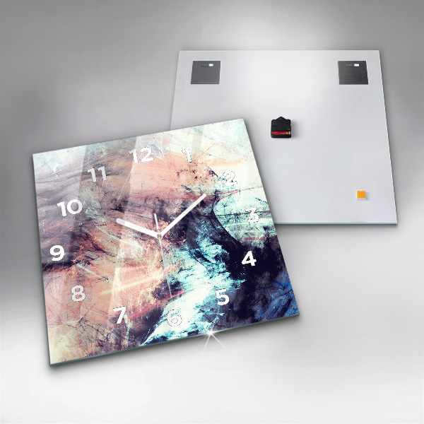 Reloj de pared cuadrado Imagen abstracta