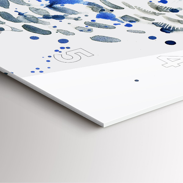 Reloj de pared cuadrado Mirada de búho