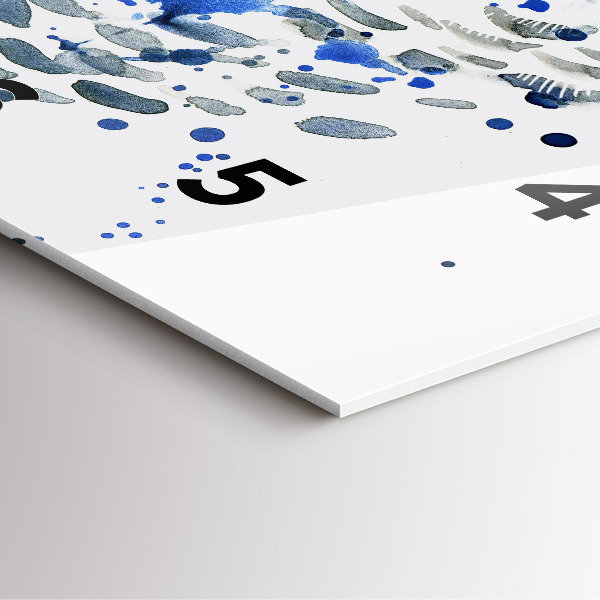 Reloj de pared cuadrado Mirada de búho