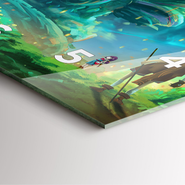 Reloj cuadrado Niños en un bosque de cuento