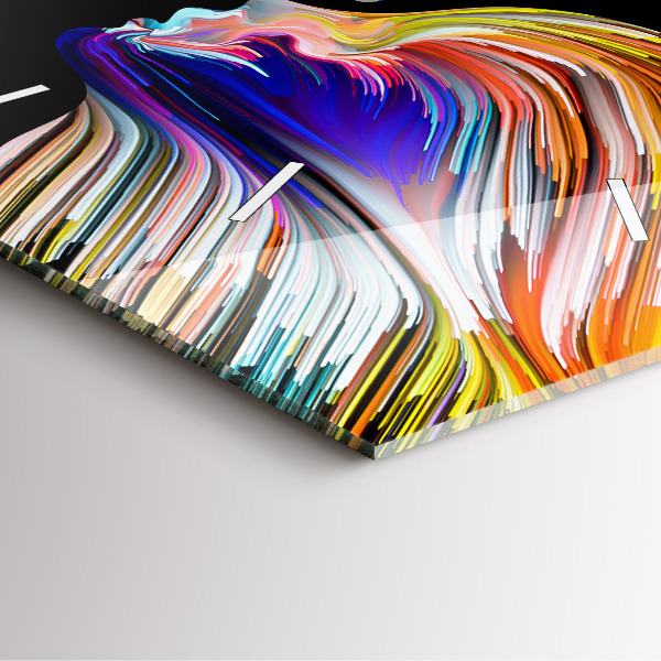 Reloj de pared cuadrado Arte emocional